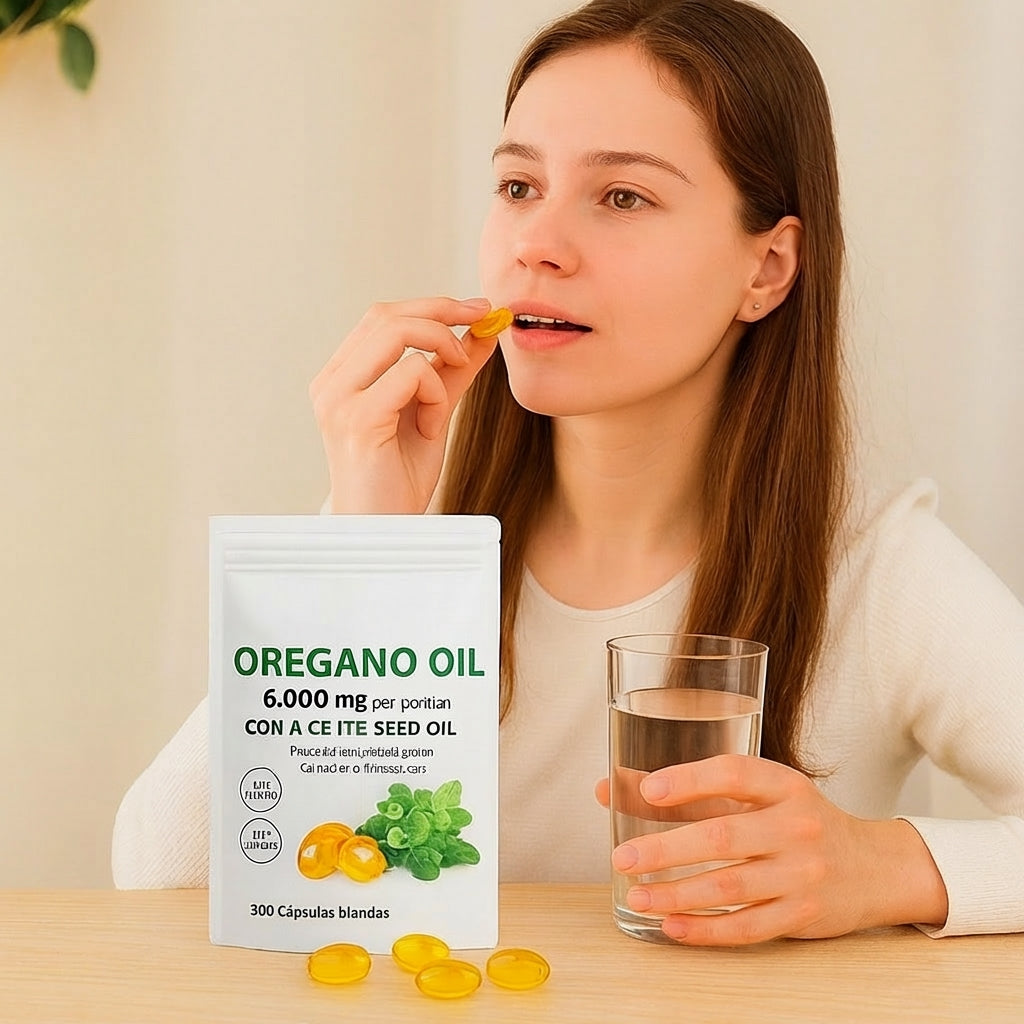 ACEITE DE ORÉGANO 300 CÁPSULAS 🔥- ENVÍO GRATIS 🌿🥰