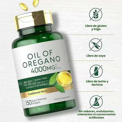 ACEITE DE ORÉGANO 150 CAPSULAS- ENVÍO GRATIS 🤩💯