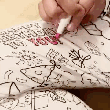 PIJAMA PARA COLOREAR + KIT DE MARCADORES | ENVÍO GRATIS 🇵🇦