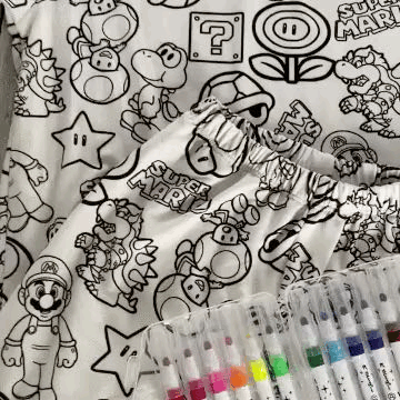 PIJAMA PARA COLOREAR + KIT DE MARCADORES | ENVÍO GRATIS 🇵🇦