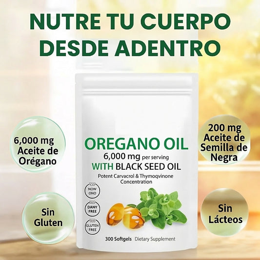 ACEITE DE ORÉGANO 300 CÁPSULAS 🔥- ENVÍO GRATIS 🌿🥰