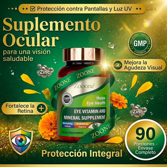ZOONE SUPLEMENTO OCULAR X1 – PROTECCIÓN CONTRA PANTALLAS Y LUZ UV | ENVÍO GRATIS 🇵🇦