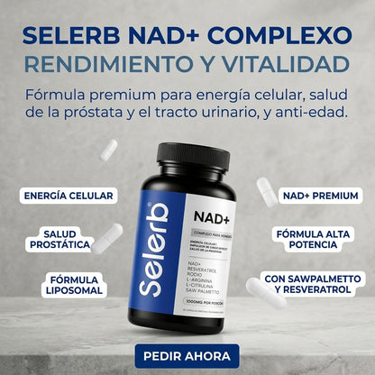 SELERB NAD+ LIPOSOMAL – ENERGÍA CELULAR Y VITALIDAD MASCULINA | ENVÍO GRATIS 🇵🇦