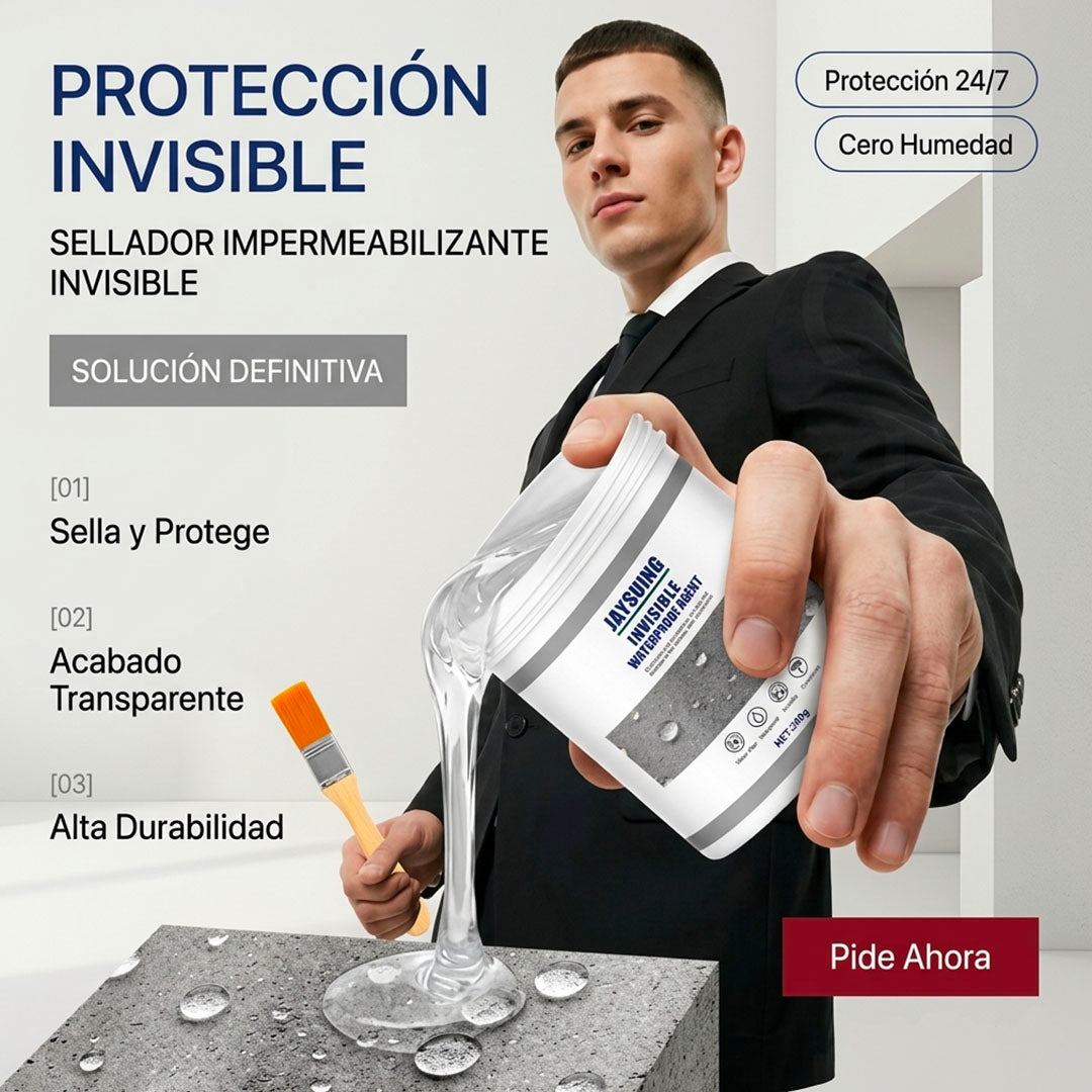 IMPERMEABILIZANTE INVISIBLE – ADIÓS A LAS FILTRACIONES Y RAJADURAS | ENVÍO GRATIS 🇵🇦